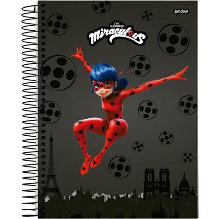 Imagem de Caderno 10X1 Capa Dura Miraculous 160FLS. PCT.C/04