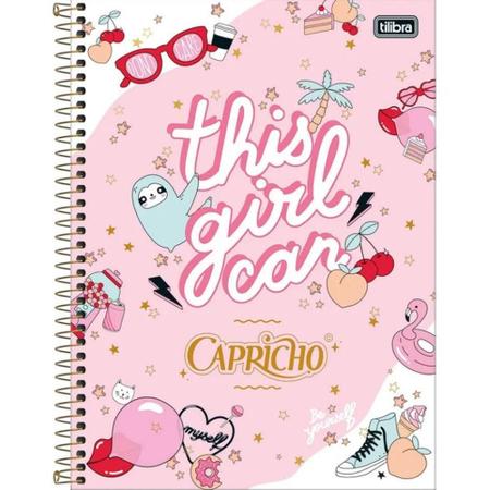 Imagem de Caderno 1X1 Capricho 80 Folhas 308455-Tilibra