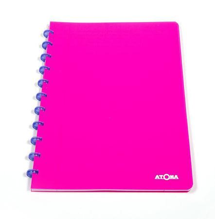 Imagem de Caderno A4 72 fls rosa NEON Atoma