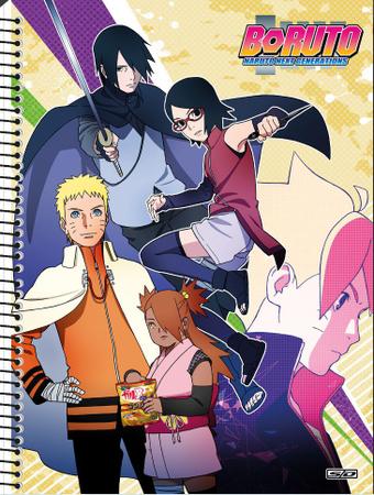 Caderno Capa Dura Universitario Anime Boruto filho naruto - TECH KIING -  Caderno Escolar / Universitário - Magazine Luiza