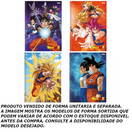 Caderno de Desenho Dragon Ball Dupla - 60 Folhas - São Domingos