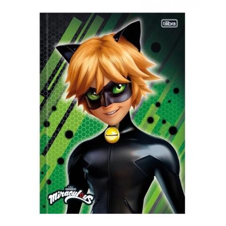 Caderno Pequeno 1/4 Brochura 48 Folhas Miraculous Ladybug TILIBRA