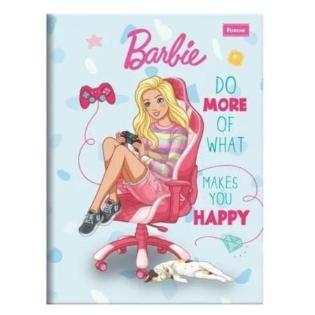 Imagem de Caderno brochura 1/4 80f barbie - foroni