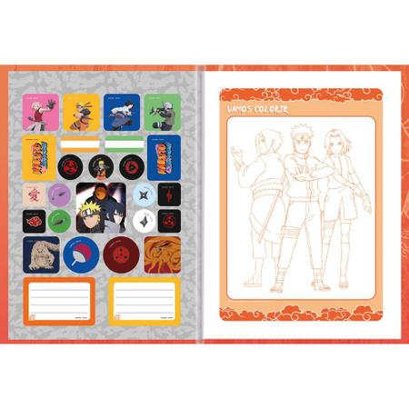 Caderno de Desenho Naruto Shippuden Personagens - 60 Folhas - São Domingos  - Caderno de Desenho - Magazine Luiza