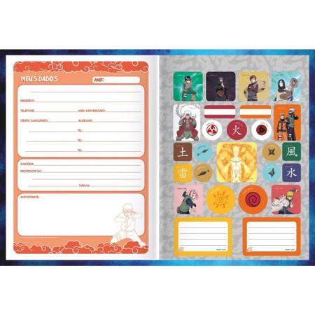 Caderno pequeno Brochura Naruto Capa Dura C/80 folhas - São Domingos - São  Domingos - Caderno Brochura - Magazine Luiza