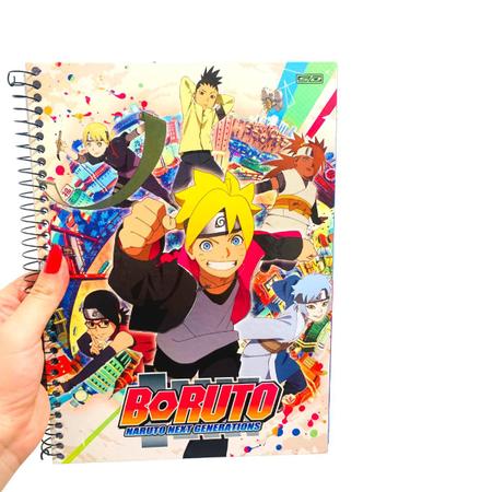 Caderno Universitário SD Boruto 1 Matéria 80 folhas