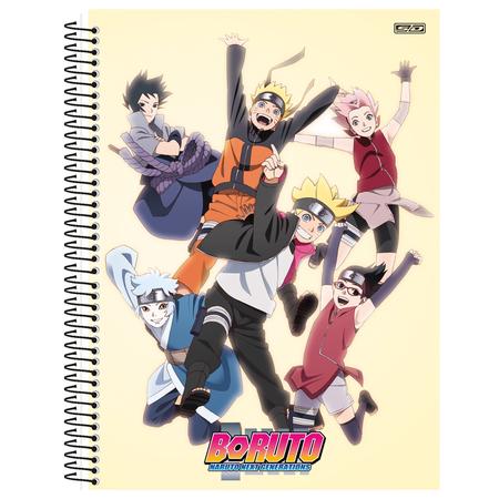 Caderno Capa Dura Universitario Anime Boruto filho naruto - TECH KIING -  Caderno Escolar / Universitário - Magazine Luiza