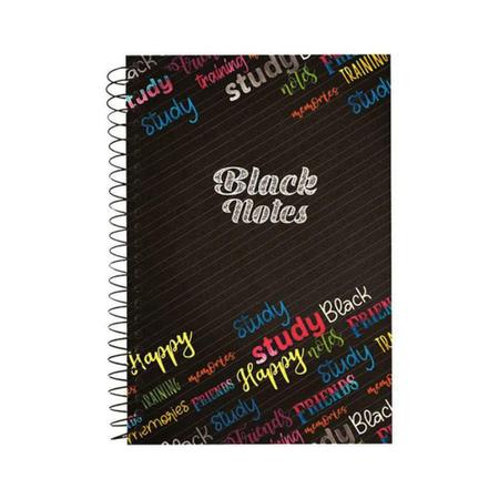 Imagem de Caderno Colegial Kit Espiral 80 Folhas Black Notes