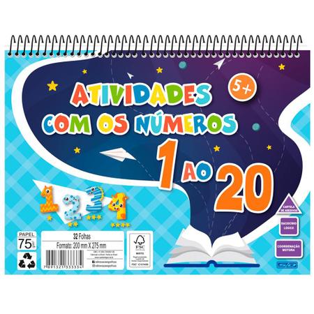 Imagem de Caderno de Atividades com os Números 32 Fls - São Domingos