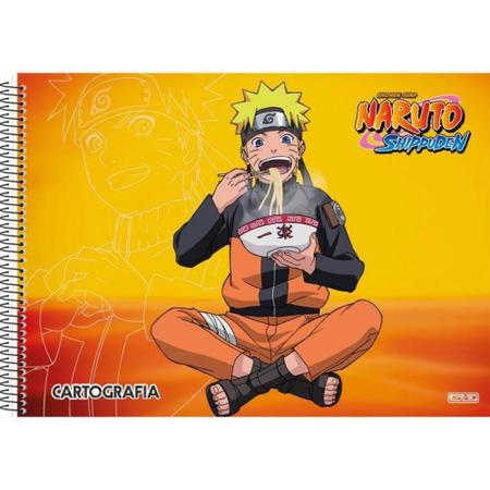 Caderno De Desenho Naruto Shippuden 60f Sd Sortido - Papelaria Capital
