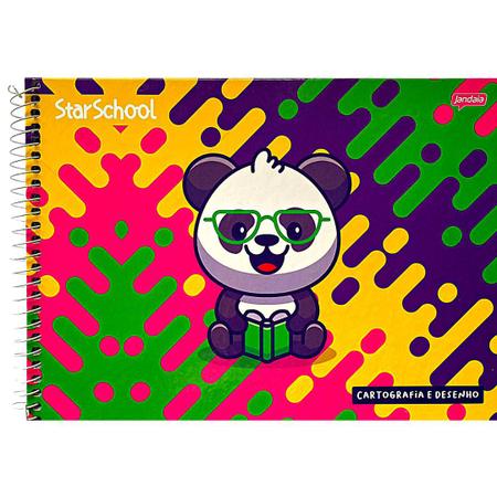 Caderno de desenho Panda