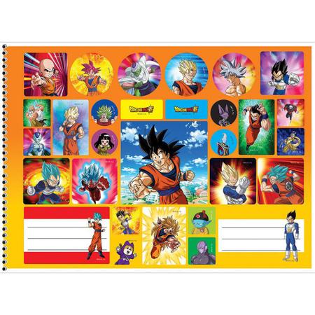 Caderno de Desenho Dragon Ball Goku - 60 Folhas - São Domingos - Caderno de  Desenho - Magazine Luiza