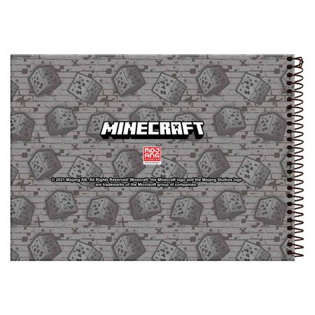 Caderno de Cartografia e Desenho - Minecraft - Foroni - Caderno de