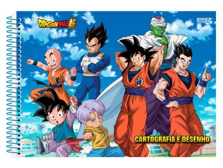 Caderno de Desenho Dragon Ball Goku - 60 Folhas - São Domingos - Caderno de  Desenho - Magazine Luiza