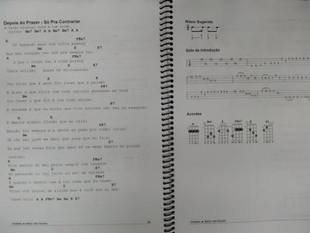 Caderno de Cavaquinho 54 Músicas com cifras solos e ritmos em Promoção na  Americanas