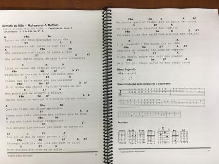 Caderno De Cifras E Tablaturas Violão 184 Pag 95 Músicas