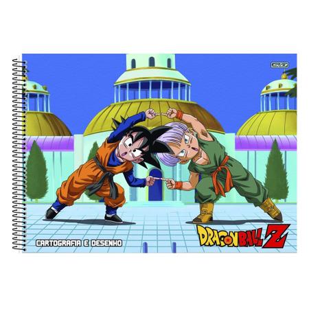 Caderno de Desenho e Cartografia 60F Dragon Ball SD