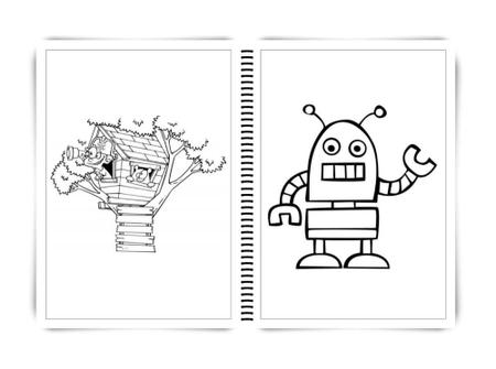 Para Pintar. Desenhos infantis para imprimir e pintar - Escola Kids