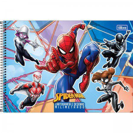 Caderno Desenho Spider Man Game - Tilibra - Dokassa Distribuidora