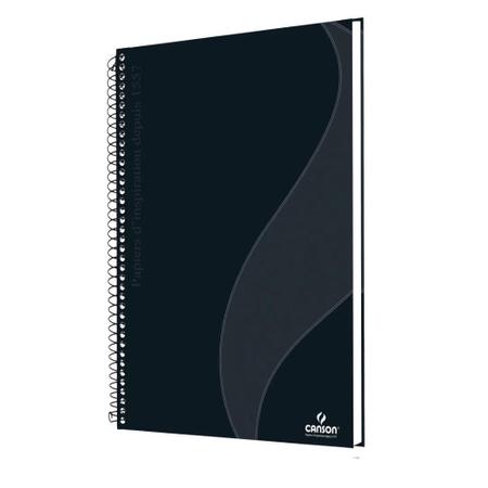 Caderno Desenho A4 Sem Pauta Canson 140G 40 Folhas Preto Imagem de Caderno Desenho A4 Sem Pauta Canson 140G 40 Folhas Preto