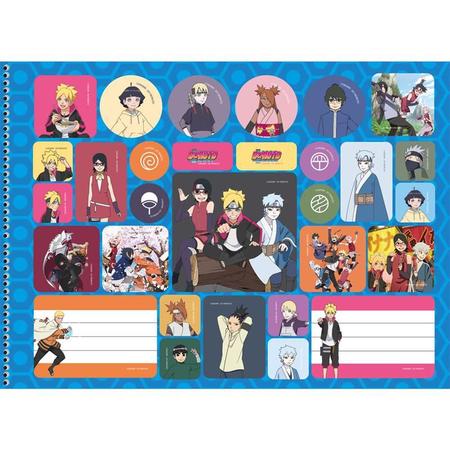 Caderno Desenho Boruto/Naruto Grande Capa Dura 60 Folhas SD - SD Inovaçoes  - Caderno de Desenho - Magazine Luiza