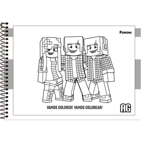 Imagem de Caderno Desenho UNIV Capa Dura Authentic Games 80FLS.