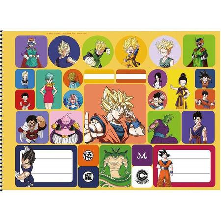 Caderno Desenho UNIV Capa Dura Dragon BALL Z 60F PCT.C/05 - SD Inovacoes -  Caderno de Desenho - Magazine Luiza