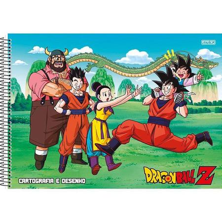 Caderno Desenho UNIV Capa Dura Dragon BALL Z 60F PCT.C/05 - SD Inovacoes -  Caderno de Desenho - Magazine Luiza