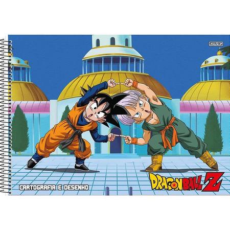 Caderno Desenho UNIV Capa Dura Dragon BALL Z 60F PCT.C/05 - SD Inovacoes -  Caderno de Desenho - Magazine Luiza