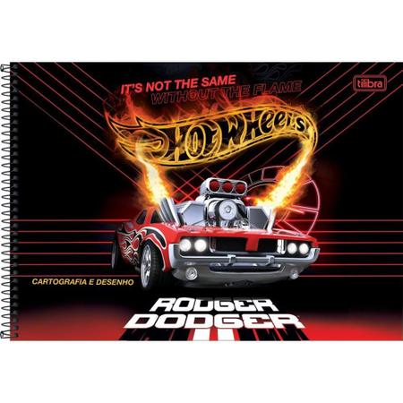 Imagem de Caderno Desenho UNIV Capa Dura HOT Wheels 80FLS.