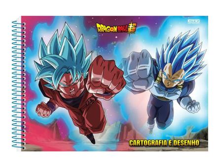 Caderno Espiral 1 Matéria Goku Super Saiyajin Dragon Ball - São Domingos -  Caderno - Magazine Luiza