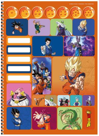 Caderno de Cartografia e Desenho Dragon Ball Super - Goku Black vs Beerus -  São Domingos - Caderno de Cartografia - Magazine Luiza