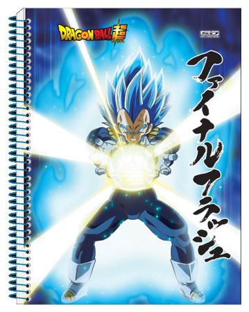 Kit 5 Cadernos Dragon Ball Super Brochurão Dbz 96 Folhas em