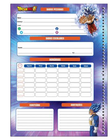 Caderno Espiral 1 Matéria Goku Super Saiyajin Dragon Ball - São Domingos -  Caderno - Magazine Luiza