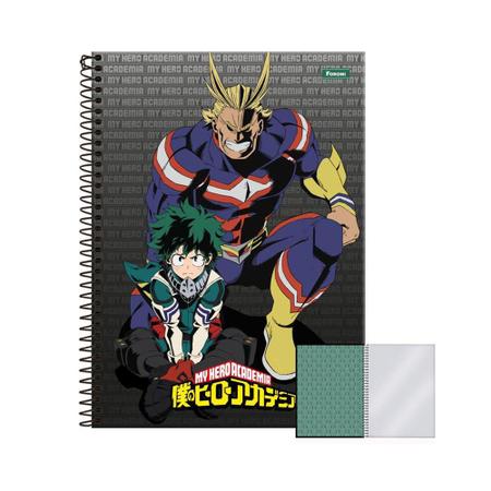 Imagem de Caderno Esp Univ Boku No Hero All Might 1Mat 80Folhas Foroni