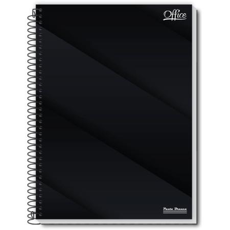 Imagem de Caderno Espiral 1/4 Capa Dura Office 80FLS.