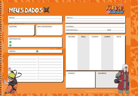 Caderno de Desenho Naruto Shippuden Animes 60 Folhas - São Domingos -  Caderno de Desenho - Magazine Luiza