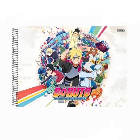 Caderno de Cartografia e Desenho SD Boruto 60 Folhas