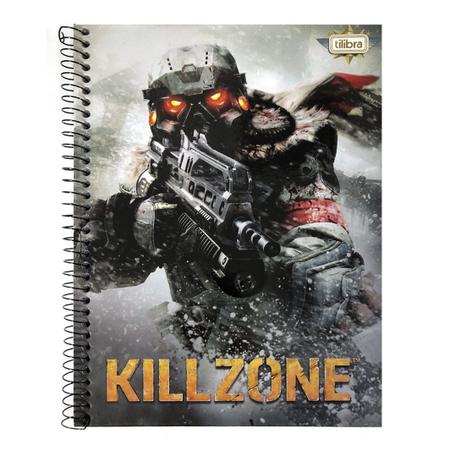 Imagem de Caderno Espiral Killzone Helghan Soldier 96 Folhas Tilibra