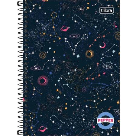 Imagem de Caderno Espiral Tilibra 1/4 Capa Dura Pepper 80 Folhas - Embalagem com 4 Unidades (Sortidos)