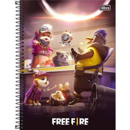 Caderno Espiral Pequeno Free Fire 80 Folhas Tilibra - Caderno - Magazine  Luiza