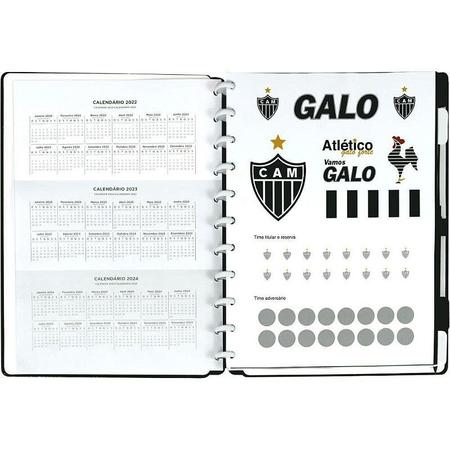 Caderno do Atlético Mineiro Preto – Caderno Inteligente ®