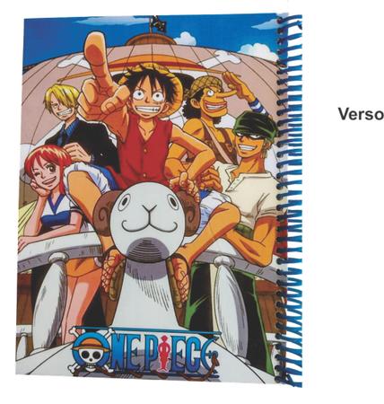 Sketchbook Caderno Desenho Anime One Piece Procurado Wanted 140 Págs 70  Folhas 180g ou 100 Págs 50 Folhas 240g