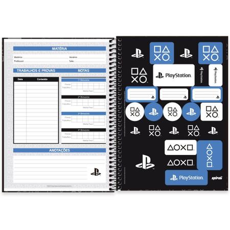 Imagem de Caderno Playstation 80 Fls Capa 02 - Spiral