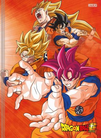 Caderno Brochura Universitário São Domingos Dragon Ball Z Com 80 Folhas