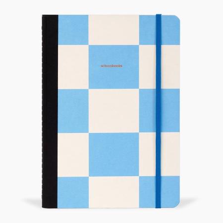 Imagem de Caderno Schizzibooks X Large Chess Blue Sem Pauta