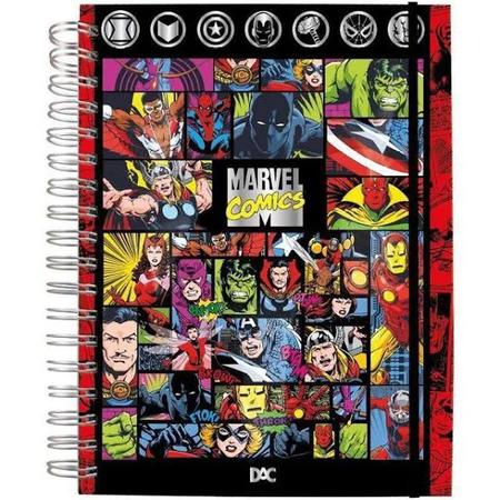 Imagem de Caderno SMART Colegial Marvel C/FLS Tira e Põe DAC