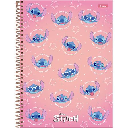 Caderno Stitch Faces - 160 Folhas - Foroni Imagem de Caderno Stitch Faces - 160 Folhas - Foroni