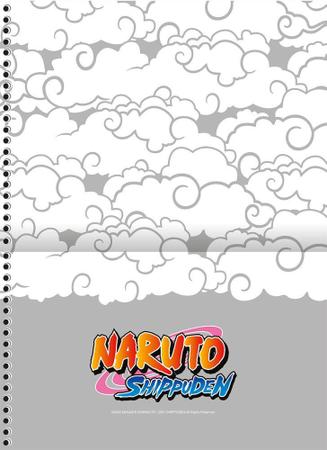 CADERNO UNIV 1M CD B/A 80F NARUTO