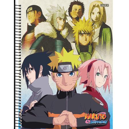 Caderno Universitario 15 Materias Naruto C/240 Fls - SD - São Domingos -  Caderno Escolar / Universitário - Magazine Luiza